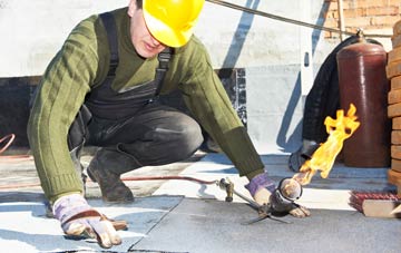 Old Church Stoke flat roof construction