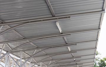 installing Old Church Stoke metal roofing